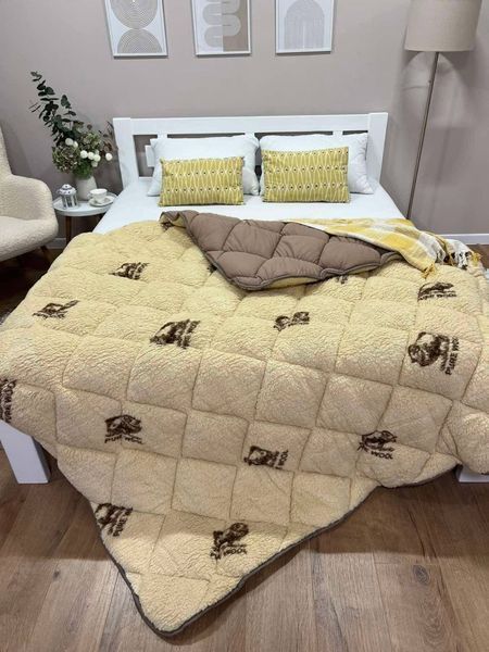 Одеяло меховое с длинным ворсом &bull; двустороннее &bull; холлофайбер 450 г/м&sup2; BLANKET-FUR-MICROFIBER фото