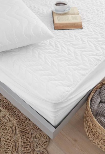 Наматрасник стеганый водонепроницаемый kayra &bull; хлопок, мембрана, Турция MATTRESS-PAD-QUILTED-KAYRA фото