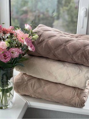 Велюрове покривало &laquo;Ромб&raquo; 210&times;230 см BLANKET-VELOUR-RHOMBUS фото