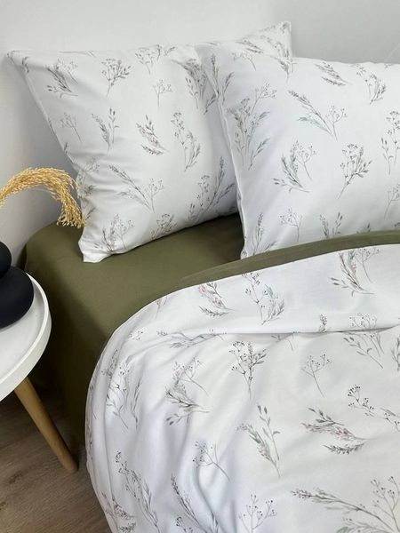 Комплект постельного белья Сатин Premium &bull; 100% хлопок Турция &bull; Сухоцветы SATIN-SUKHOTSVITY фото