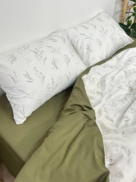 Комплект постельного белья Сатин Premium &bull; 100% хлопок Турция &bull; Сухоцветы SATIN-SUKHOTSVITY фото