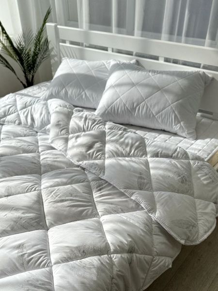 Одеяло всесезонное &laquo;Эко-пух&raquo; &bull; микрофибра &bull; Белое BLANKET-ECO-DOWN-MICROFIBER фото