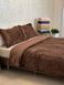 Комплект велюрового постельного белья &bull; L&M House Textiles &bull; Кофейный VELOUR-LM-EURO-COFFEE фото 2