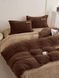Комплект велюрового постельного белья &bull; Elegant Living &bull; Шоколад & Карамель VELOUR-ELEGANT-LIVING-CHOCOLATE-CARAMEL фото 3