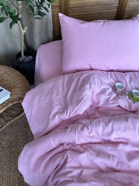 Комплект постельного белья Фланель байка &bull; 100% хлопок Турция &bull; Soft Rose FLANEL-SOFT-ROSE фото